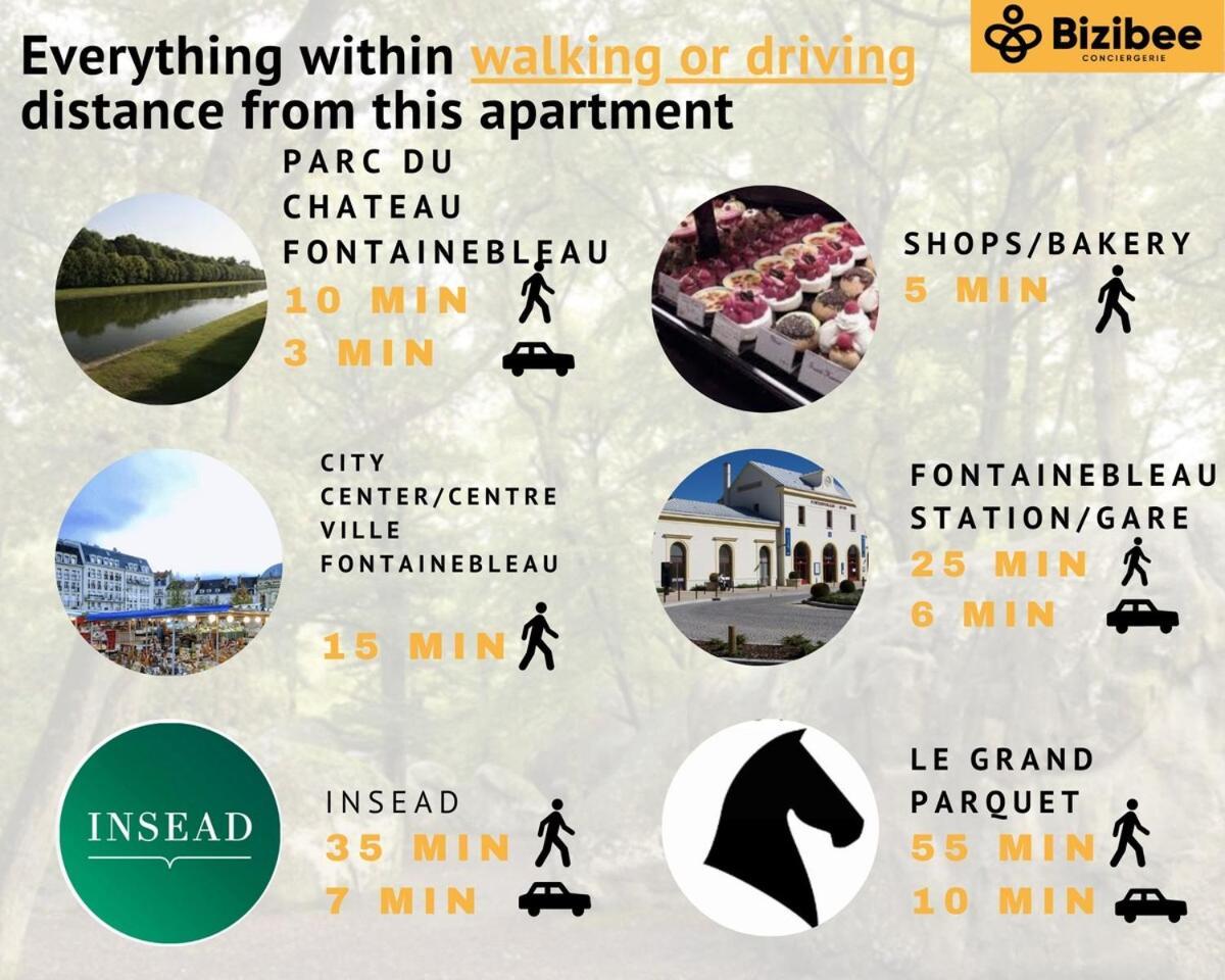 Malibu - 15 Min Walk To Chateau Fontainebleau Avon Exterior foto